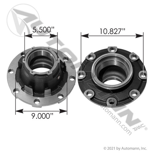 150.T1111 OUTBOARD MOUNT HUB