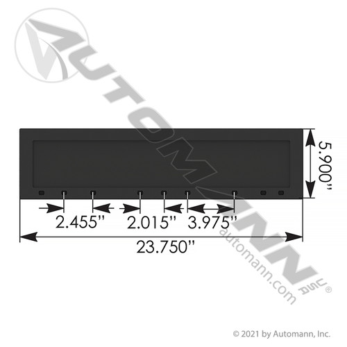 562.9115 QUARTER FENDER TOP FLAP RUBBER 3/8IN