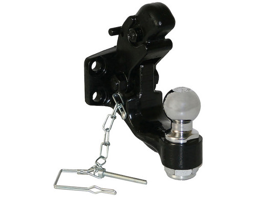 Buyers BH81780 - 8 Ton Combination Pintle Hook and Ball Hitch with 1-7/8" Ball for Heavy-Duty Towing