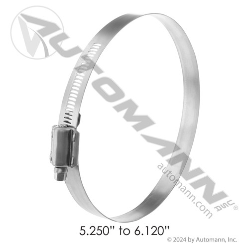 561.33600-B HI TORQUE HOSE CLAMP 5.25" TO 6.12"