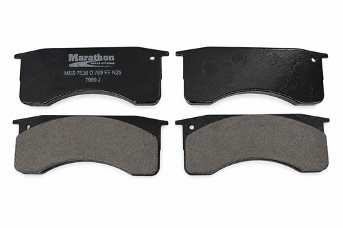 MBS7636-D769 QUAD PISTON HYDRAULIC CALIPER DISC BRAKE PADS SET