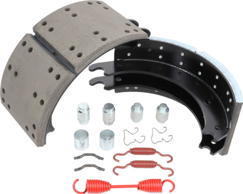 CoMan Centers RK6204707Q - 16.5" X 7" Q Plus Remanufactured Brake Shoe Kit 4707Q with TuffLine Friction for Meritor Applications 20K Rating