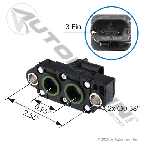 PAI 853725 Boost Pressure Sensor - Black