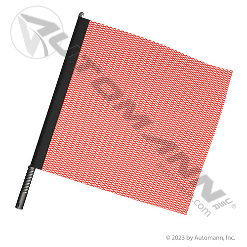 571.SF190EZ RED FLAG QUICK MOUNT WITH POLE 18" X 18"