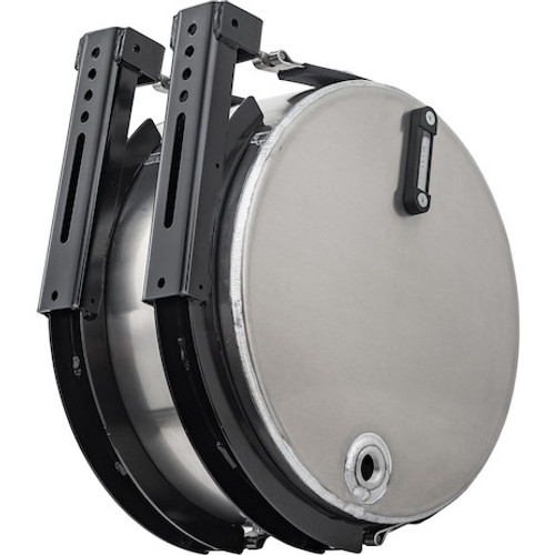 Buyers SMC25A - 25 Gallon Hydraulic Tank, Aluminum Side Mount with Level/Temp Gauge