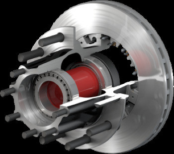 ConMet 10084988 - PreSet Plus Iron Hub Assembly, HP10, 13000 PG, Disc Brake, Drive Axle, 11.25" Bolt Circle