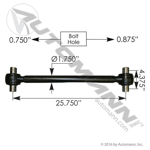 TMR611 VOLVO MACK TORQUE ROD 25.75" SEALED