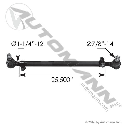 463.DS9655 VOLVO DRAG LINK 25.5" C TO C