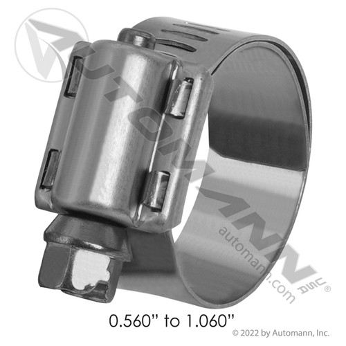 561.27410-B SS LINED CLAMP 0.56 TO 1.06IN