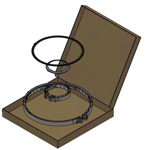 35844 CLAMP AND GASKET KIT/ CUMMINS