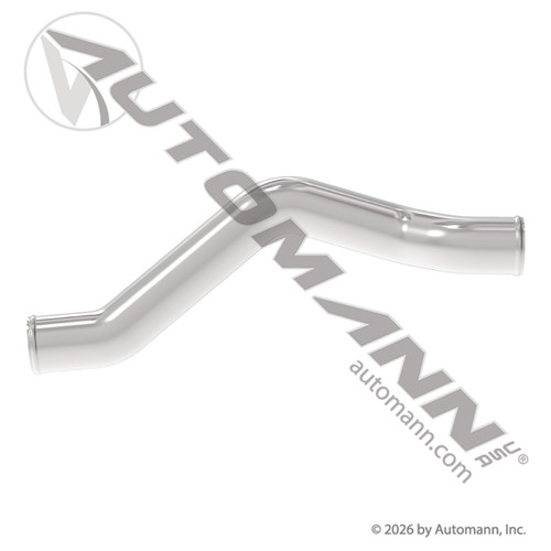 Automann 561.46103SS - Upper Radiator Pipe Freightliner SS304