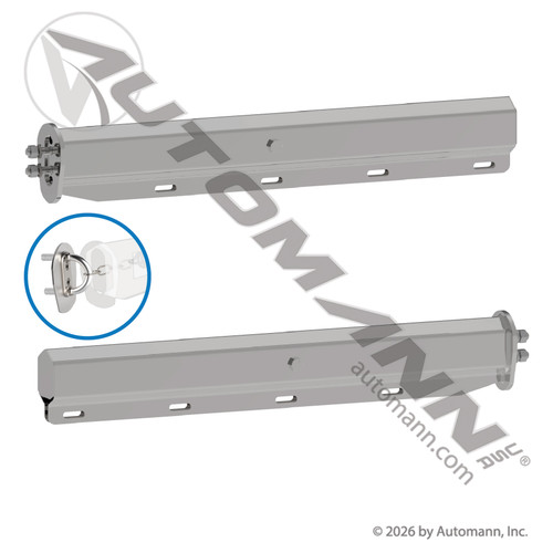 Automann 562.462SS201FS - Spring-Loaded Hanger Straight SS201 FS