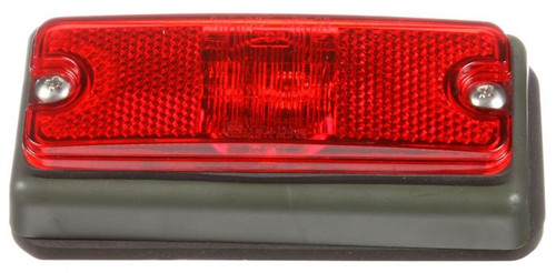 Truck-Lite 18085R - 18 Series Military LED Red Rectangular 3 Diode Marker Clearance Light Kit