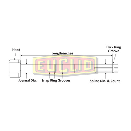 Euclid E17484 - Camshaft LH - Heavy Duty Engine Part
