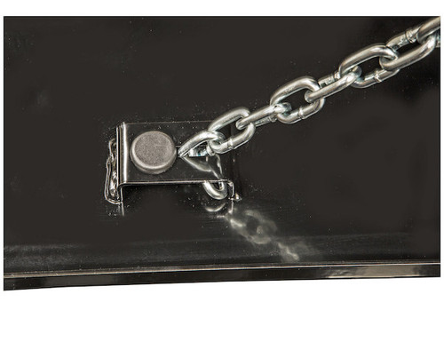 Buyers 1754800 - 24x24x24 Inch Pro Series Black Steel Underbody Truck Tool Box with Drop Door and Lock