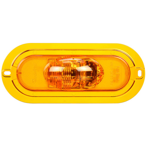 Truck-Lite 60420Y - Amber LED Model 60 Side Lamp, Oval Turn Signal Light