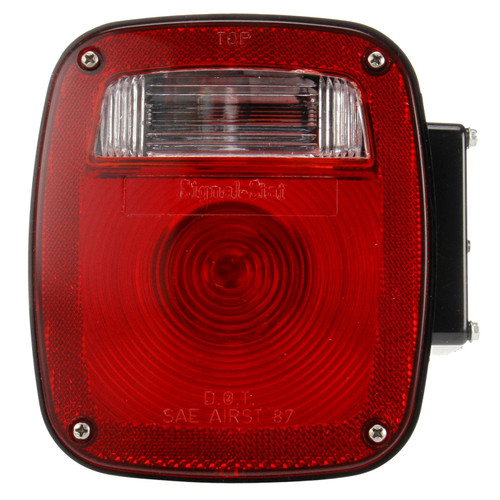 Truck-Lite 4017 - Red Backup Tail Lamp Box Light, Replaces GM Medium and Heavy Duty 1972-1985