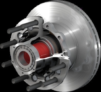 ConMet 10083400 - PreSet Plus Trailer Hub Assembly, 12500 PG Rating, Iron, HP10, Disc Brake, 11.25" Bolt Circle