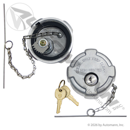 572.1048 3" NON VENTED LOCKING FUEL TANK CAP