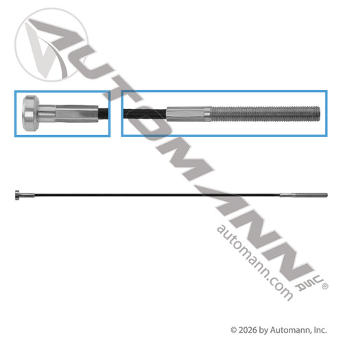 Automann 172.46279MC - Cable Air Tank Mounting 27.875in for Freightliner