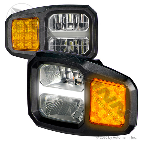 571.LD6510HPL-K HEATED LED SNOW PLOW LAMP LIGHT KIT