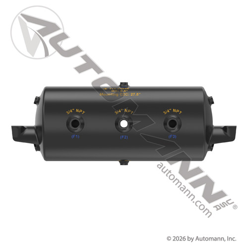 Automann 172.2001R - Air Tank 1488 Cubic in Vol 9.500in Dia