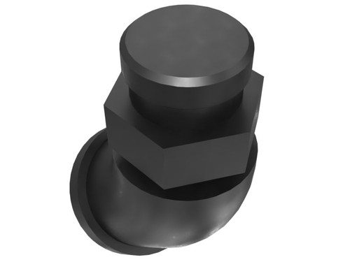 CAT 305-6991 - 25.40mm Hexagonal Fluid Carrying 45 Degree Steel Elbow Adapter