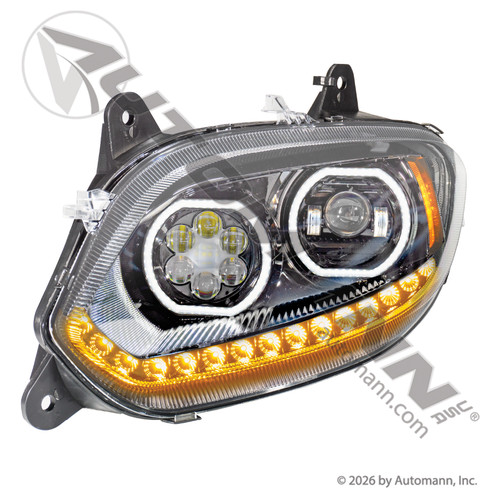 Automann 564.55224DBY - LH Black LED Projector for IHC LT