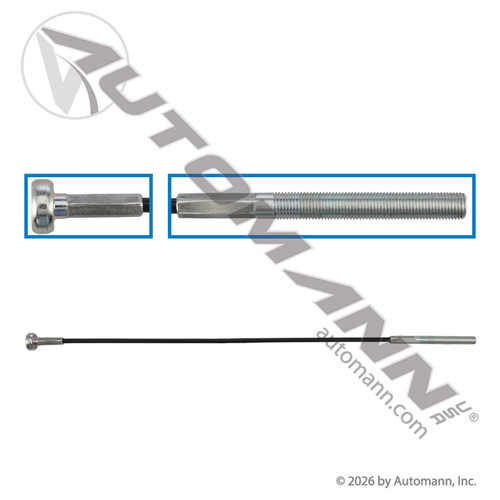 Automann 172.46190MC - Cable Air Tank Mounting 19in for Freightliner
