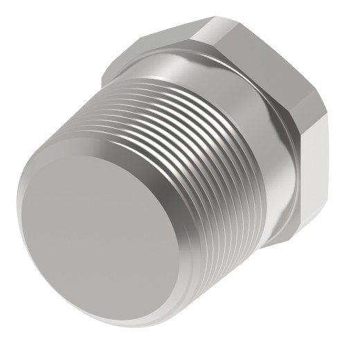 Aeroquip 2082-6S-BG - Adapter Plug Straight Male Pipe NPTF -6 Carbon Steel Dura-Kote