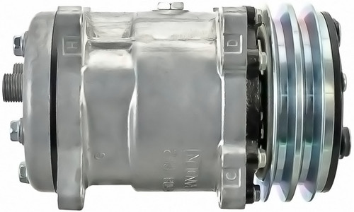TruckAir Parts 03-3423 - Sanden SD5H14 Standard A/C Compressor, 2 Groove, 132mm, 12V