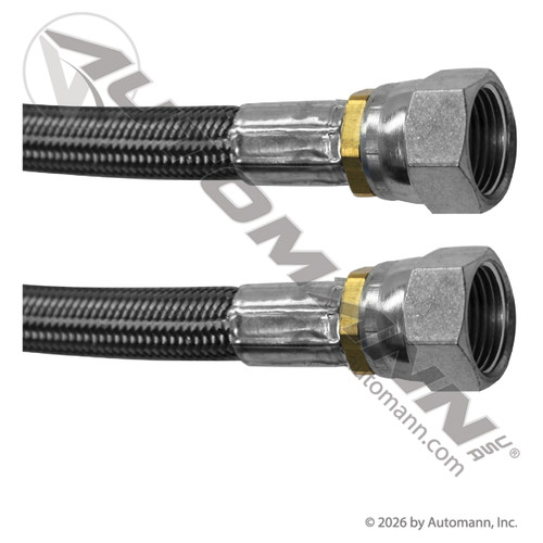 Automann 177.10142 - Discharge Hose 2 Fem SAE Swivel 42in for Freightliner