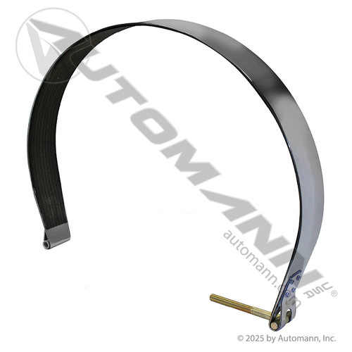 M203124P PETERBILT FUEL TANK STRAP POLISHED ALUMINUM