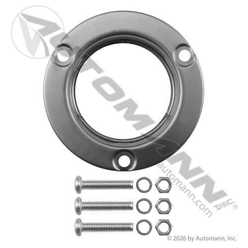 571.BZ200SS LIGHT LAMP BEZEL 2" STAINLESS STEEL