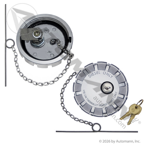 572.1043 3" LOCKING FUEL CAP KW KENWORTH