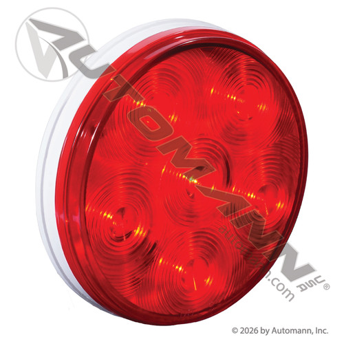 Automann 571.LD40R6 - S/T/T Light LED 4in Red 6-Diodes