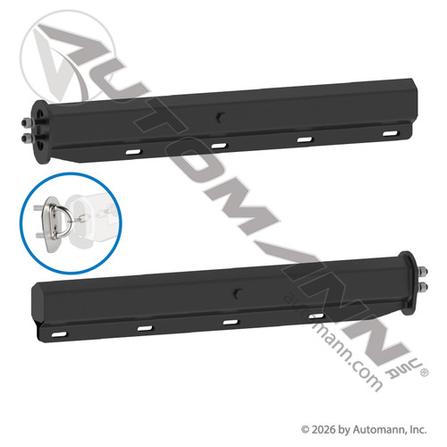 Automann 562.451FS - Spring-Loaded Hanger Straight Black FS
