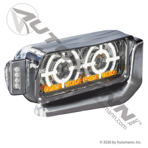 Automann 564.75089ADC - Headlamp Assembly RH LED for Peterbilt