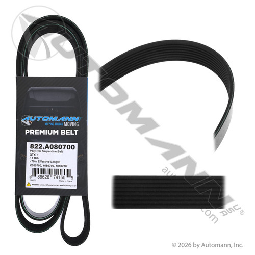 822.A080700 RIBBED SERPENTINE BELT