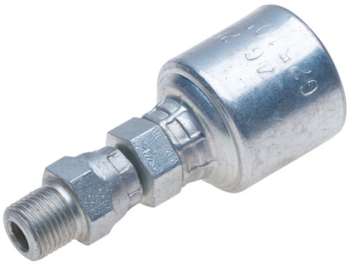 Gates G25105-1616 - MegaCrimp Male Pipe Swivel NPTF Without 30 Cone Seat Hydraulic Coupling