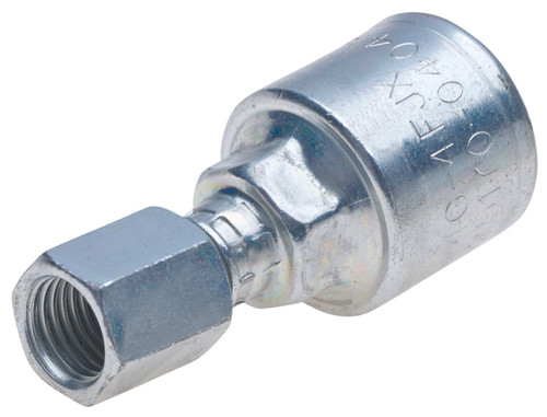 Gates G25170-0606 - MegaCrimp Female JIC 37 Flare Swivel Hydraulic Coupling