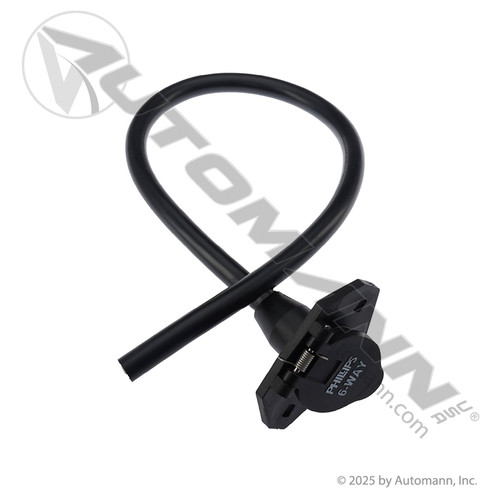 PHI16-600 SOCKET/HARNESS 6-WAY MOLDED STA-DRY