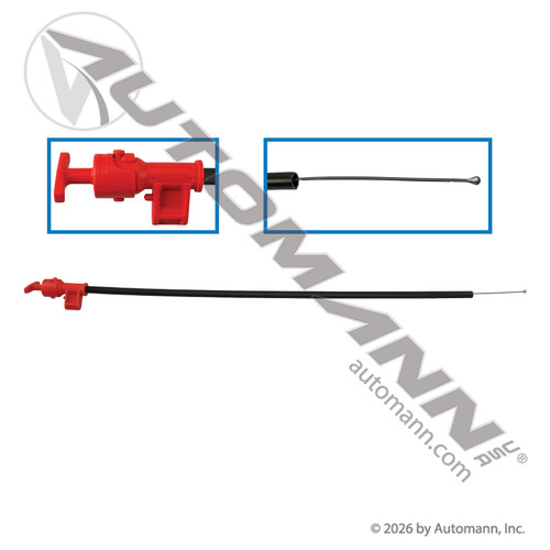 Automann 572.623851 - Engine Oil Dipstick with Tube for Mack MP8/Volvo