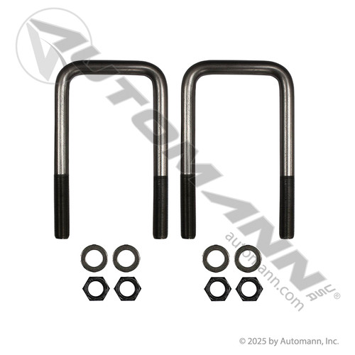 AUBK8254-073 FREIGHTLINER U BOLT KIT SQUARE 3/4IN X 4IN X 7-3/4