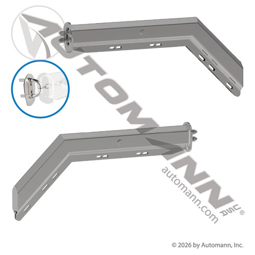 Automann 562.468SS201FS - Spring-Loaded Hanger Angled SS201 FS