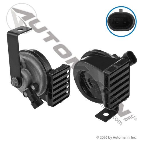 Automann 562.75491EH - Electric City Horn Low Tone for Kenworth/Peterbilt