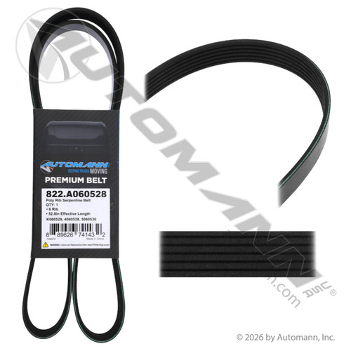 822.A060528 POLY RIB SERPENTINE BELT