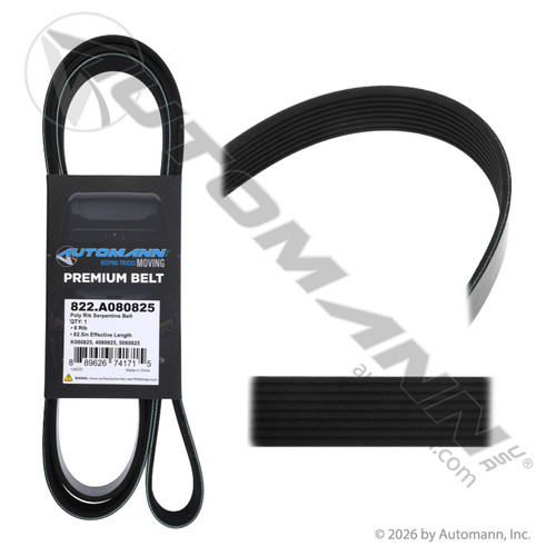 822.A080825 POLY RIB SERPENTINE BELT