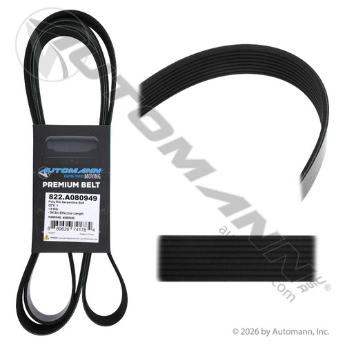 822.A080949 POLY RIB SERPENTINE BELT