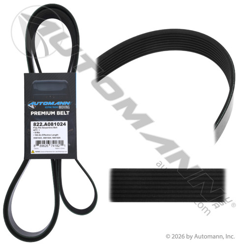 822.A081024 POLY RIB SERPENTINE BELT